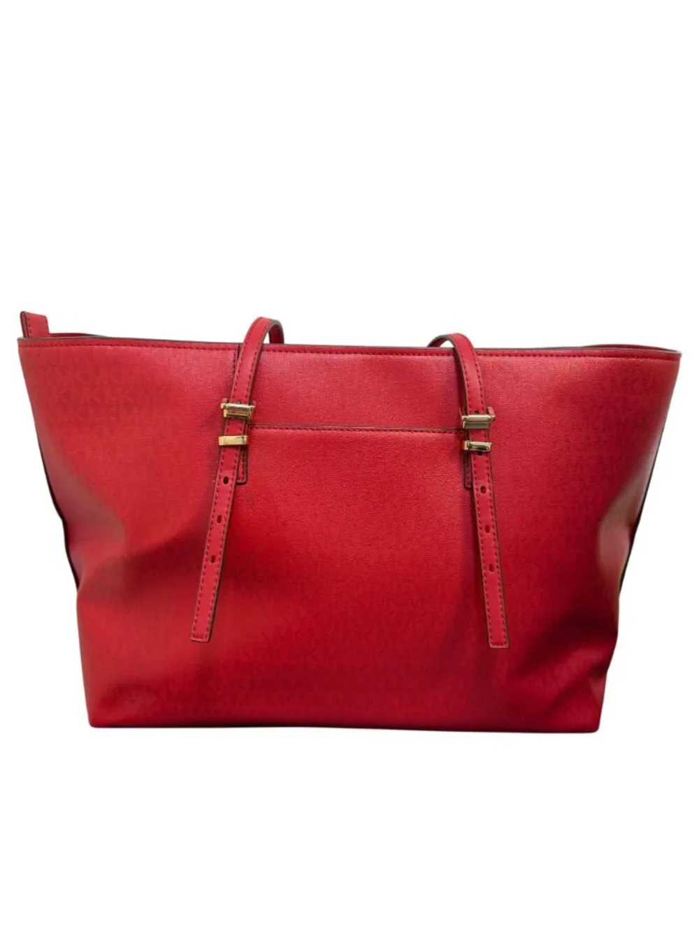 Michael Kors Large Tote Bag Red With Gold Hardware